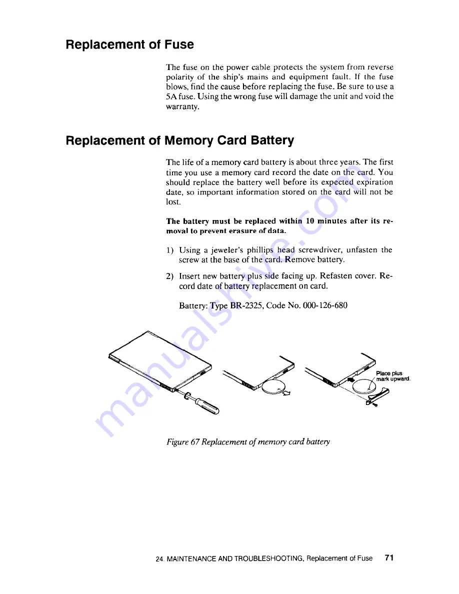 Furuno GP-1800 Operator'S Manual Download Page 78