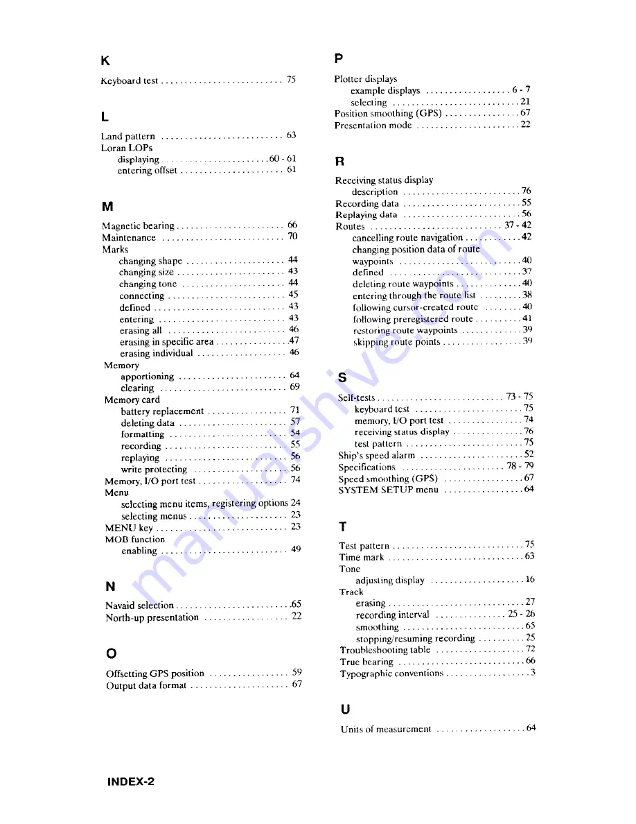 Furuno GP-1800 Operator'S Manual Download Page 89