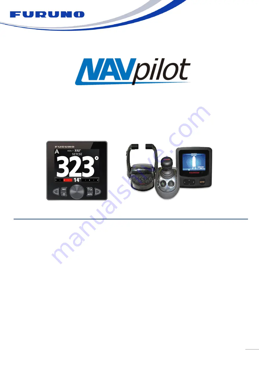 Furuno NAVpilot-711C Installation Manual Download Page 1