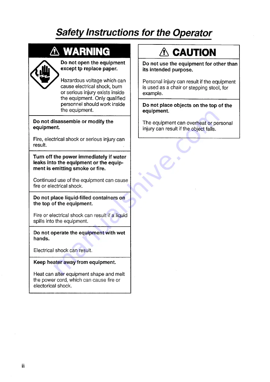 Furuno PFX-50 Operator'S Manual Download Page 4