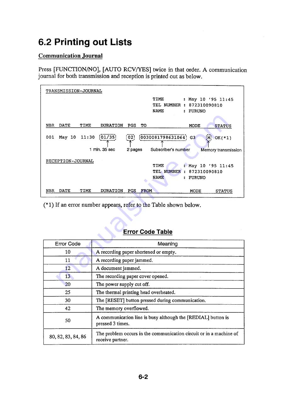 Furuno PFX-50 Operator'S Manual Download Page 24