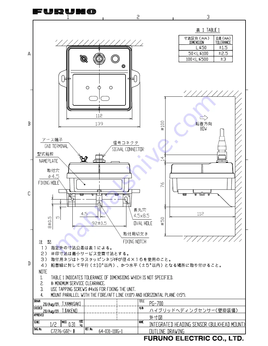 Furuno PG-700 Operator'S Manual Download Page 28