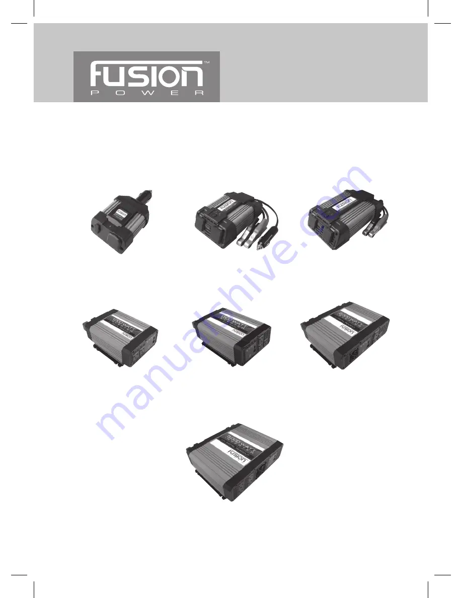 Fusion 782-1728 Owner'S Manual Download Page 1