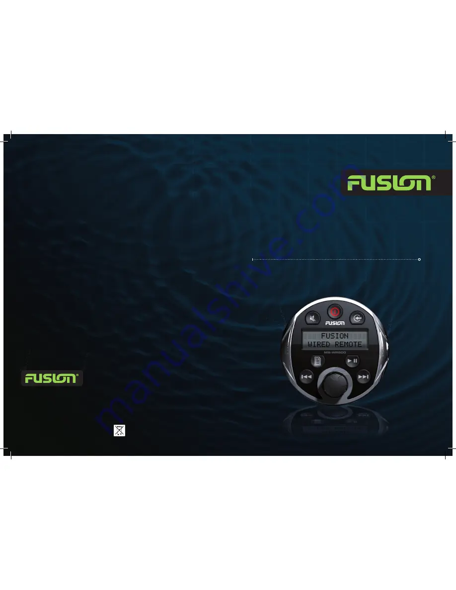 Fusion MS-WR600 User & Installation Manual Download Page 1