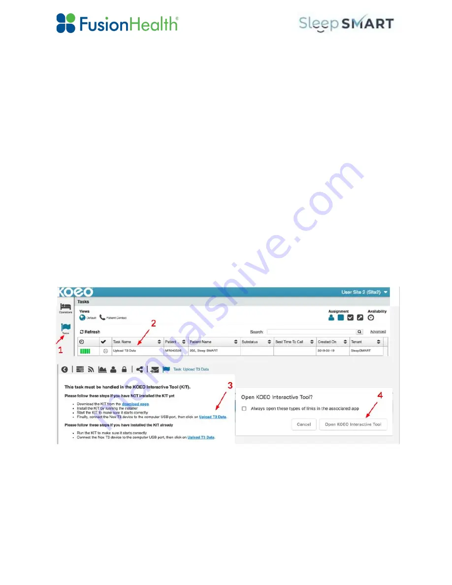 FusionHealth Sleep SMART Nox T3 Instruction Manual Download Page 6