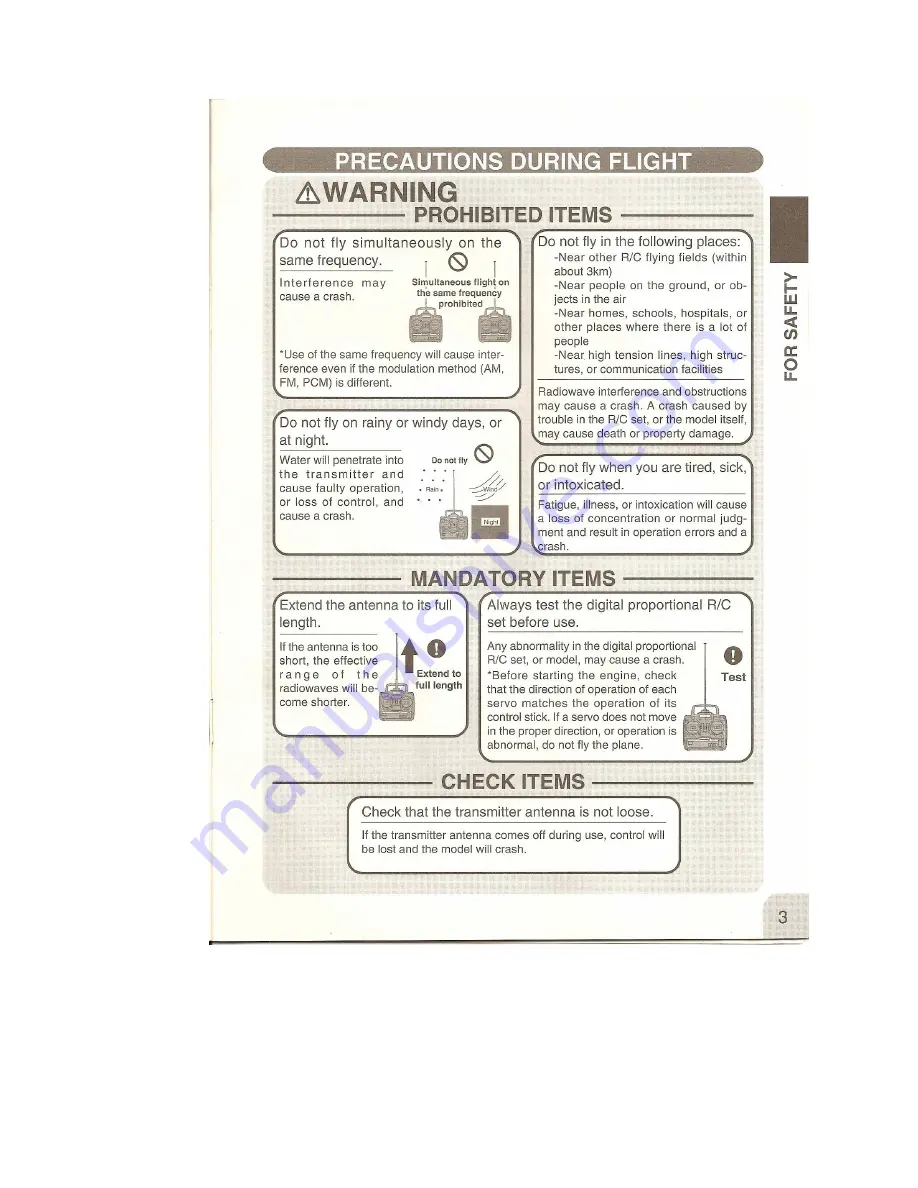 FUTABA 4VF-FM Скачать руководство пользователя страница 5