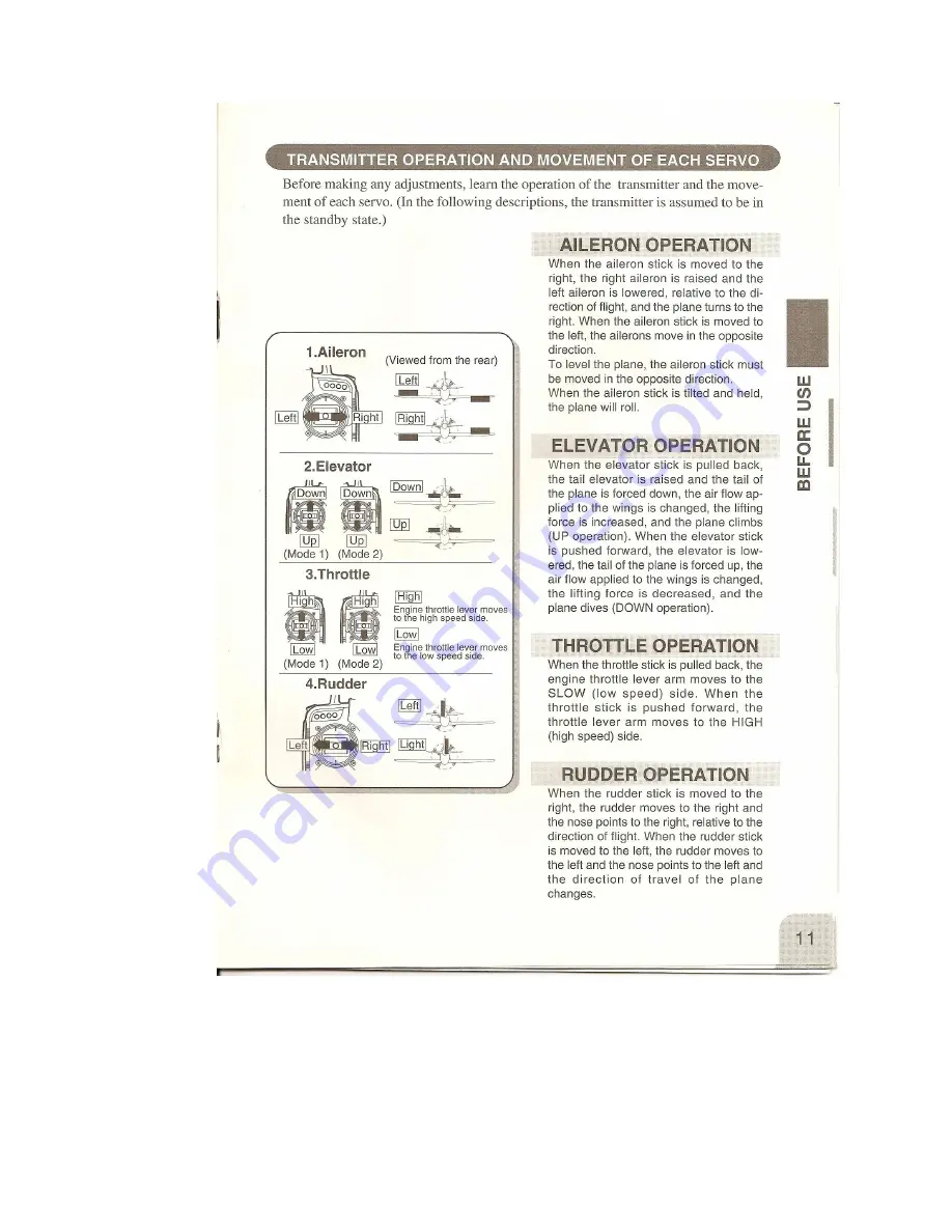 FUTABA 4VF-FM Instruction Manual Download Page 13