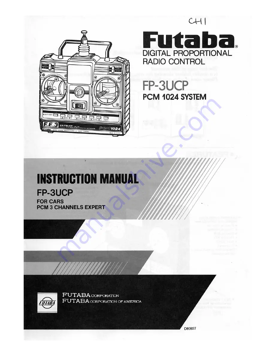 FUTABA FP-3UCP Скачать руководство пользователя страница 1