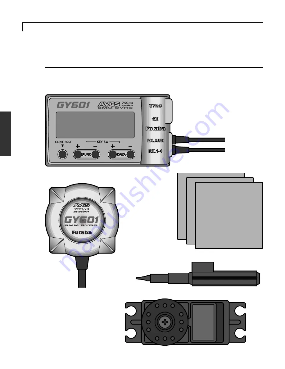 FUTABA GY601 Instruction Manual Download Page 8