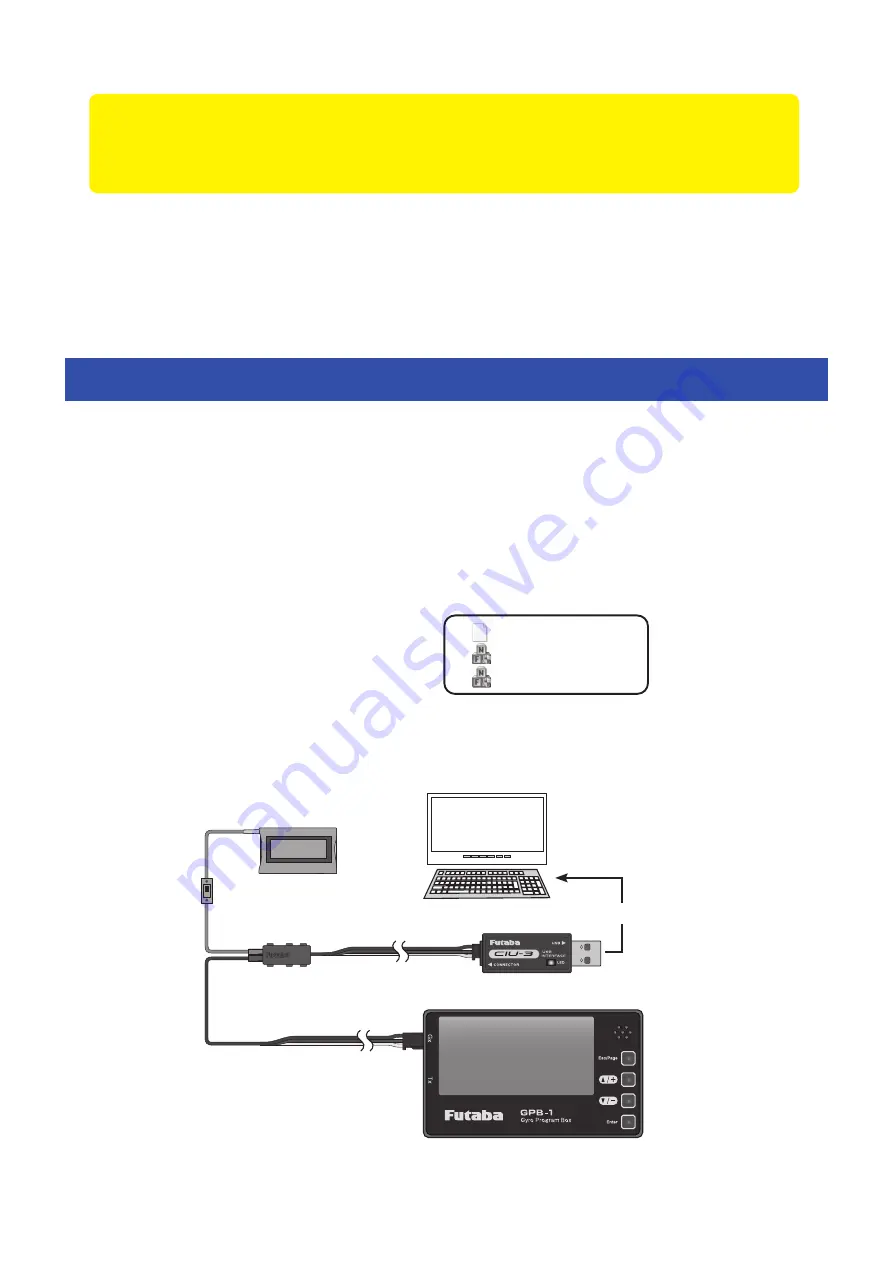 FUTABA GYA553 Setting Manual Download Page 2