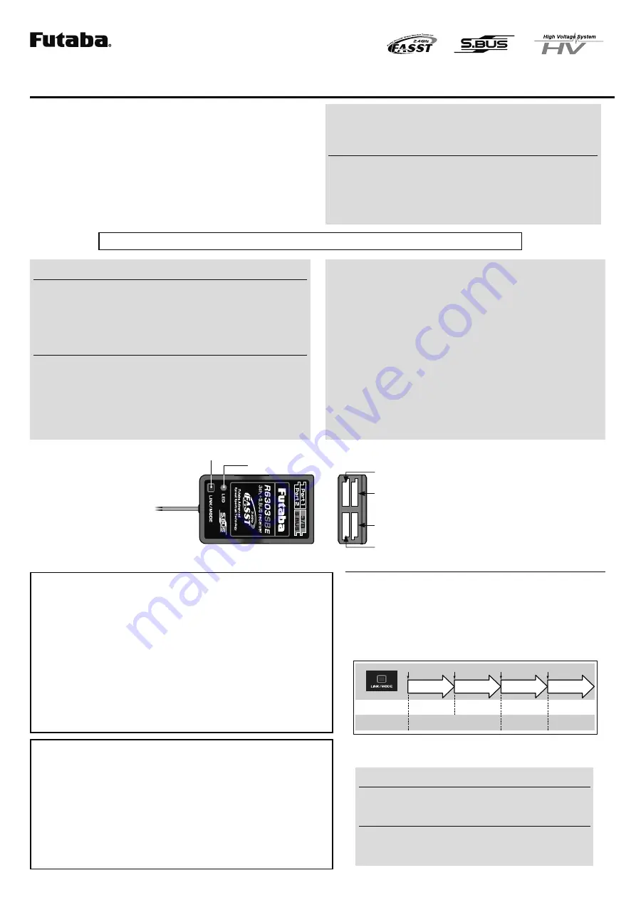 FUTABA R6303SBE User Manual Download Page 1