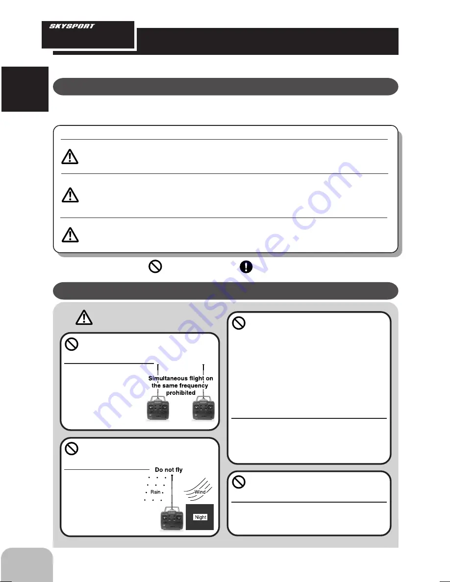 FUTABA SKYSPORT 4YBF Manual Download Page 3