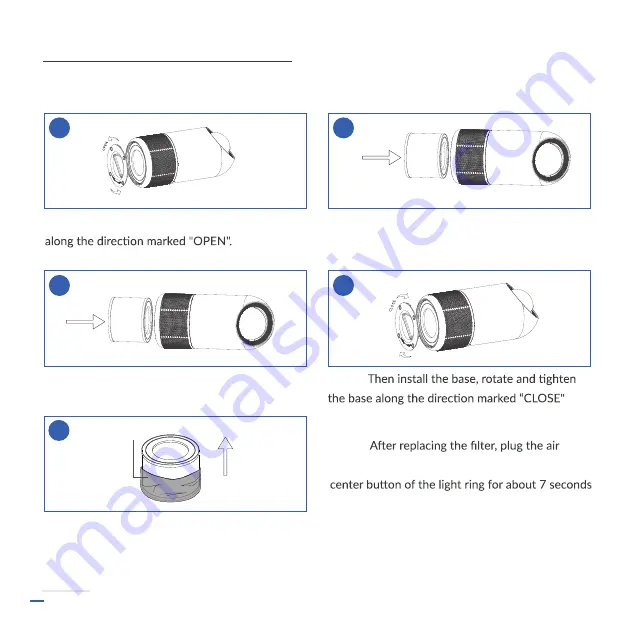 FUTUR FTL-002-WHT Instruction Manual Download Page 8