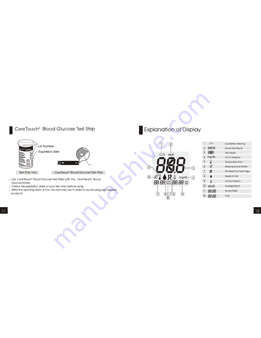 Future Diagnostics CareTouch User Manual Download Page 9