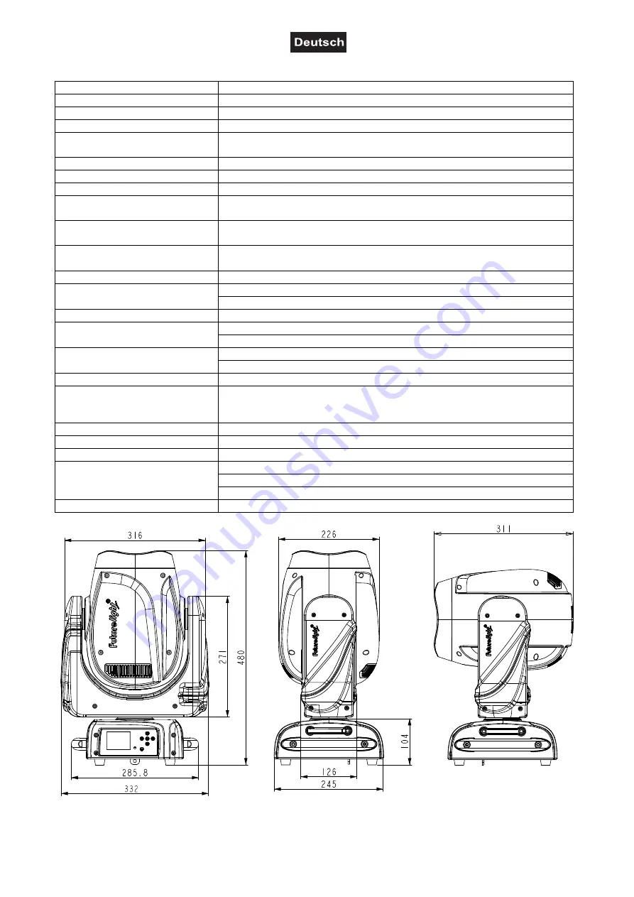 Future light DMB-100 User Manual Download Page 28