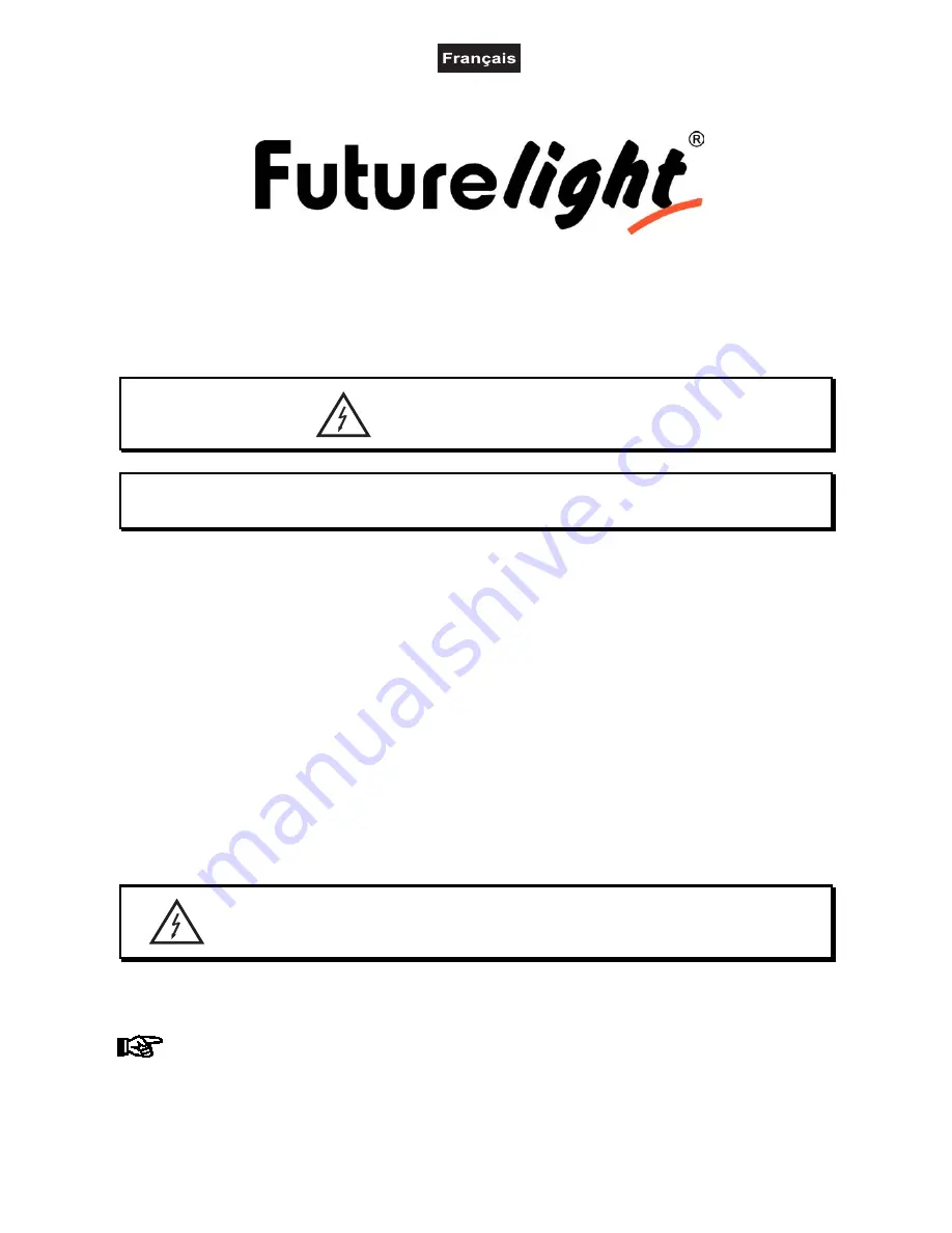 Future light EVO-7 Lightning Effect User Manual Download Page 30