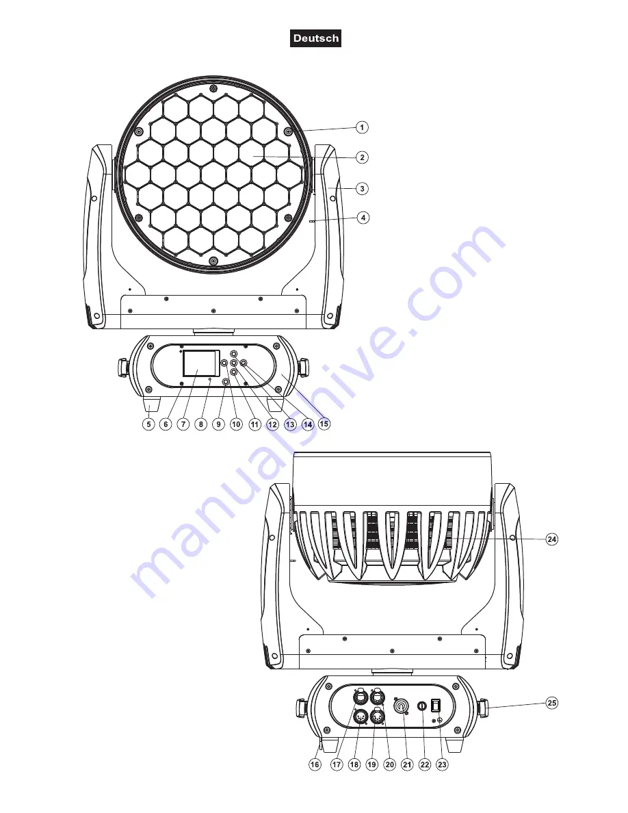 Future light EYE-37 RGBW ZOOM Скачать руководство пользователя страница 7