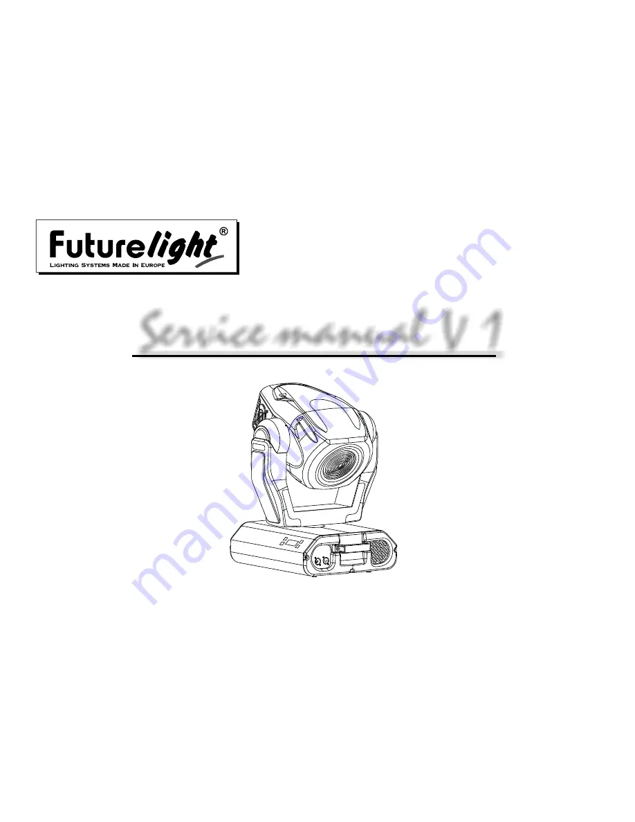 Future light MH-840 Service Manual Download Page 1