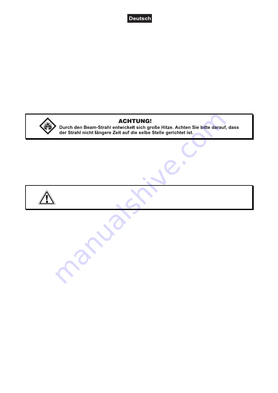 Future light PLB-130 Pro-Head-Beam User Manual Download Page 6