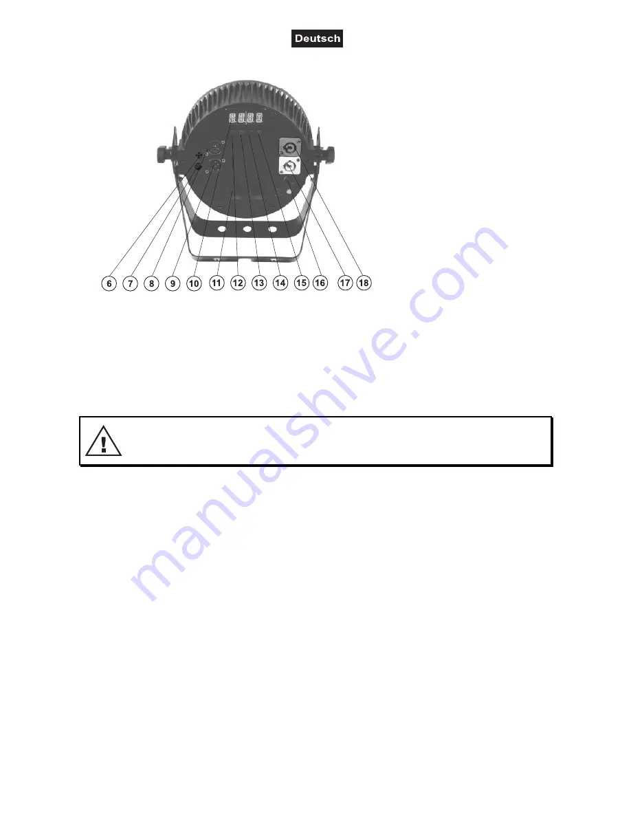 Future light PRO Slim PAR-18 TCL User Manual Download Page 7