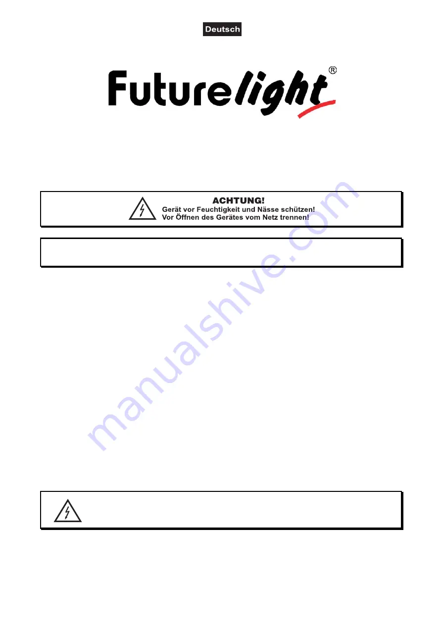 Future light PSC-575 User Manual Download Page 4