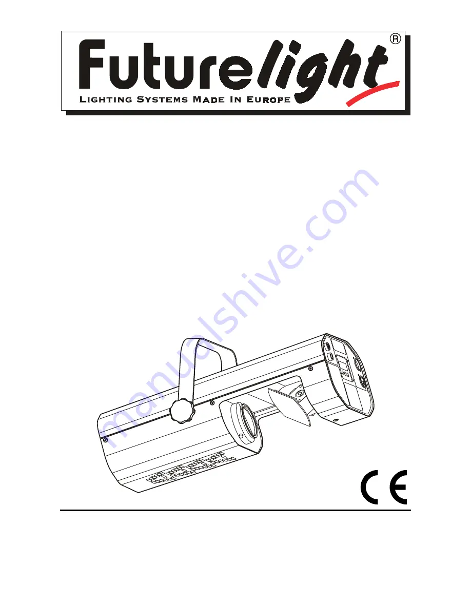 Future light sc-240 Scanner User Manual Download Page 1