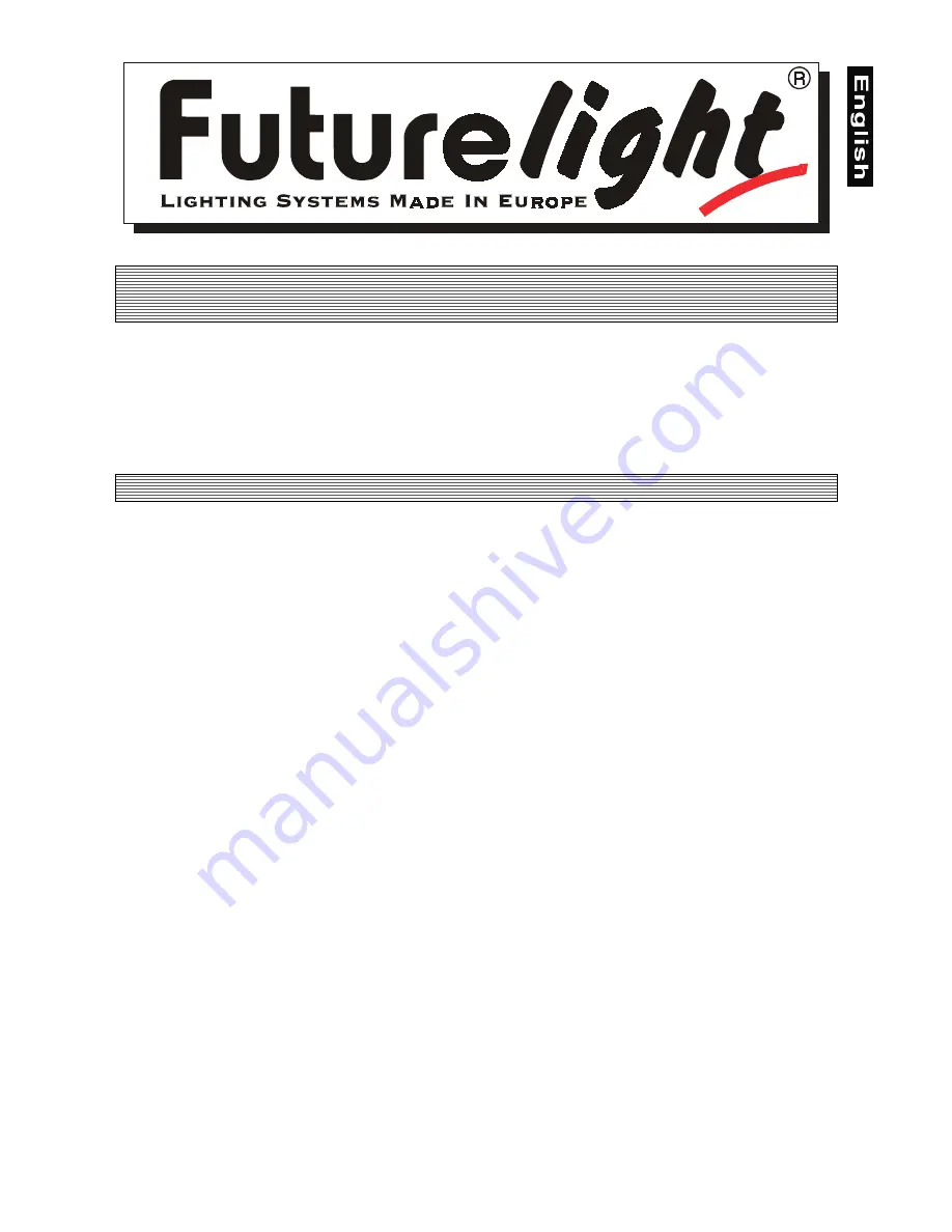 Future light sc-240 Scanner User Manual Download Page 3