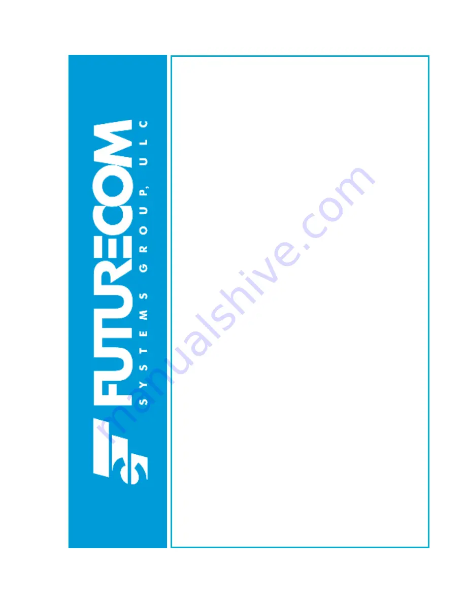 Futurecom Siren & Lights Interface Module Install And Configuration Manual Download Page 1