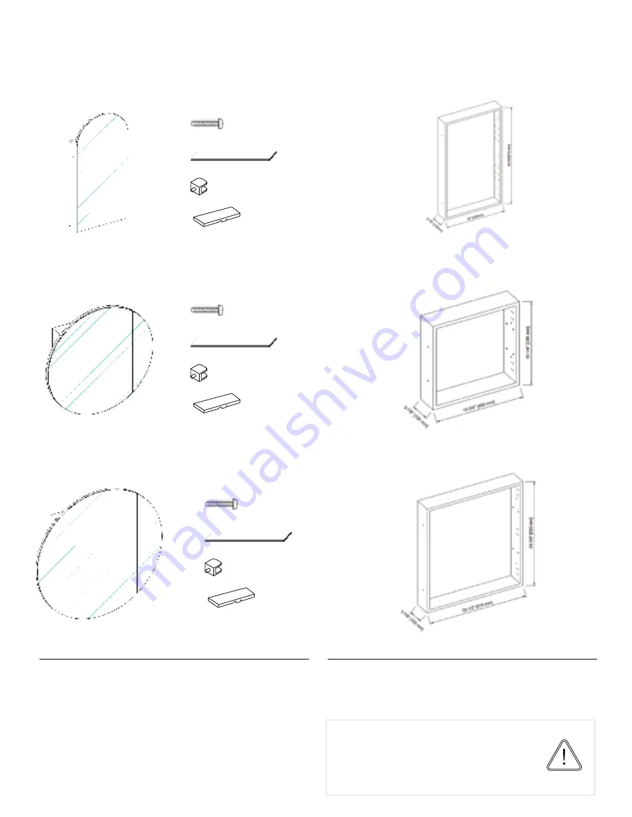 Futureglass Ezri MC1-SQ-32X24 Installation Manual Download Page 4