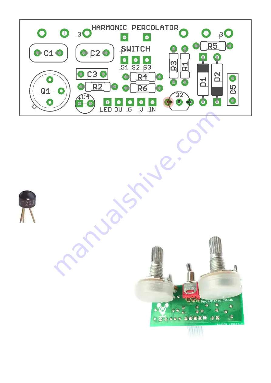 FuzzDog Harmonic Percolator V3 Manual Download Page 3