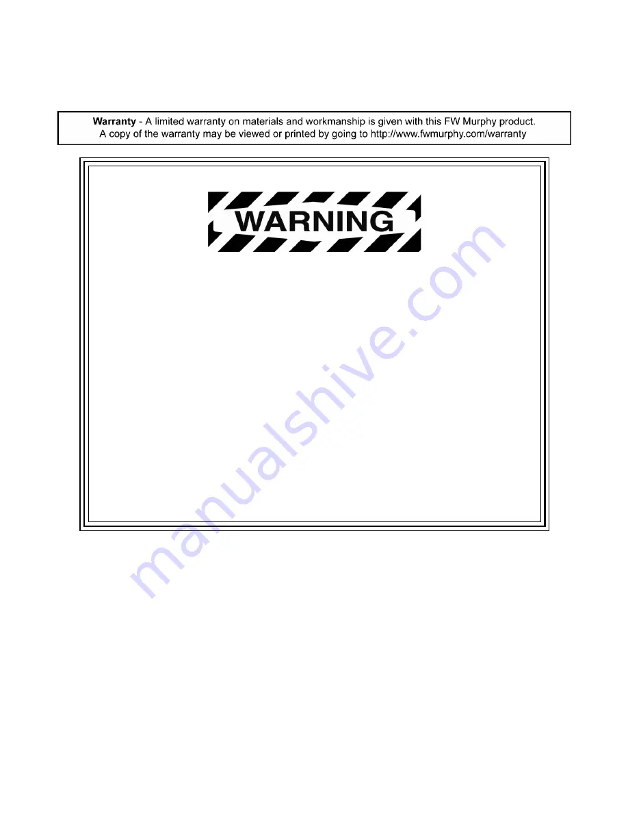 FW Murphy Selectronic S1501 series Installation And Operation Manual Download Page 2