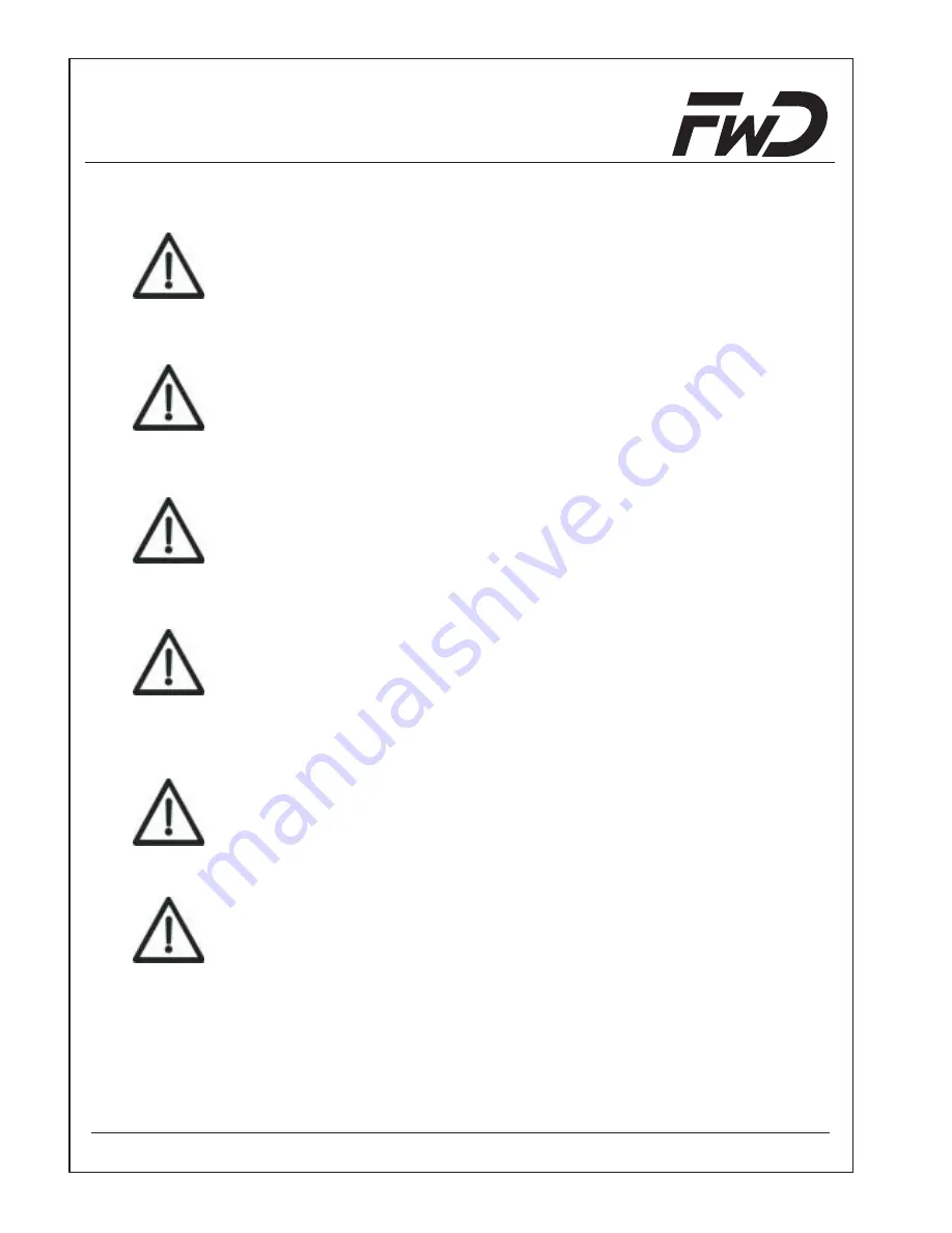 FWD Audio blue Installation Instructions & Operating Manual Download Page 44