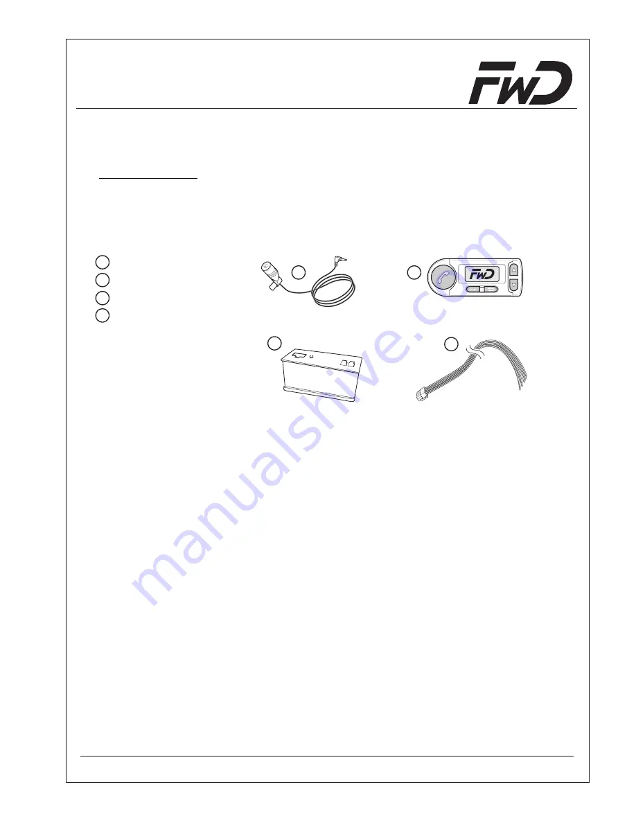 FWD Audio blue Installation Instructions & Operating Manual Download Page 71