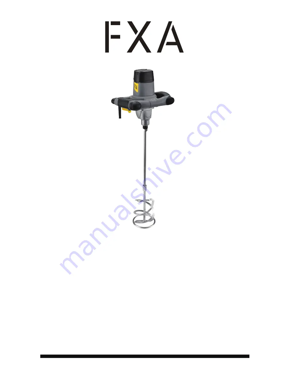 FXA 501815000 Manual Download Page 1