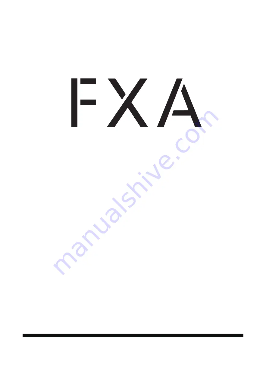 FXA 502347073 Instruction Manual Download Page 1