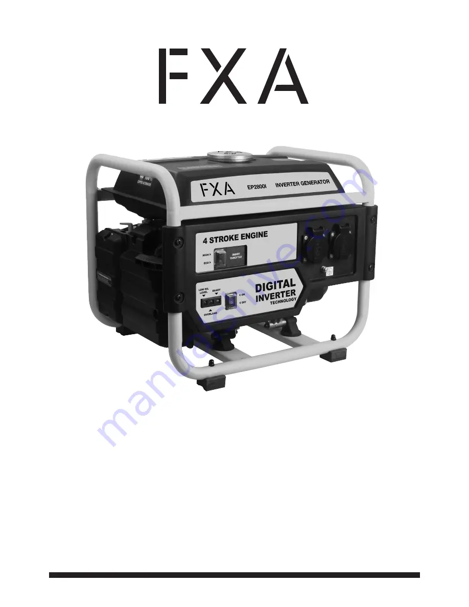 FXA FXAEP2800I Instruction Manual Download Page 1