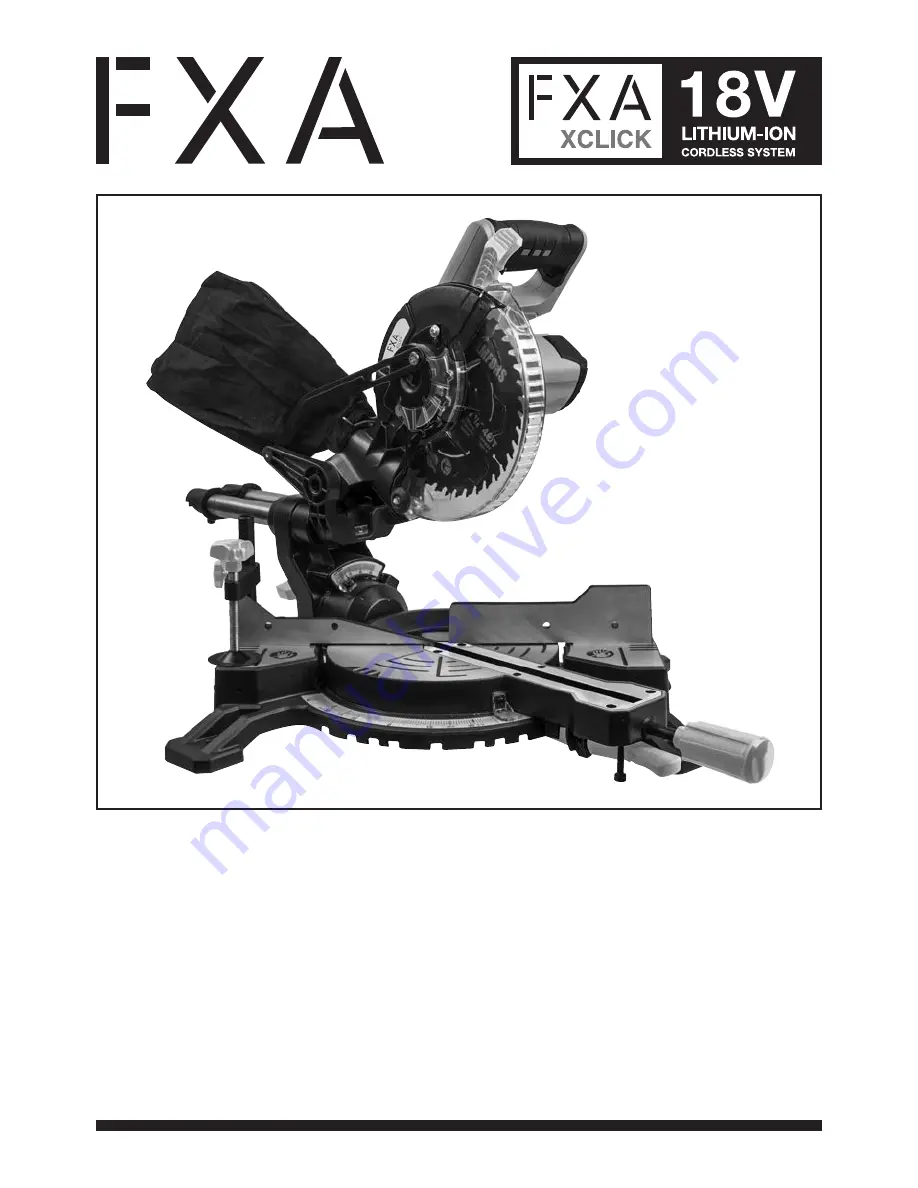 FXA FXAJ0G-ZP-185Li-JD Instruction Manual Download Page 1