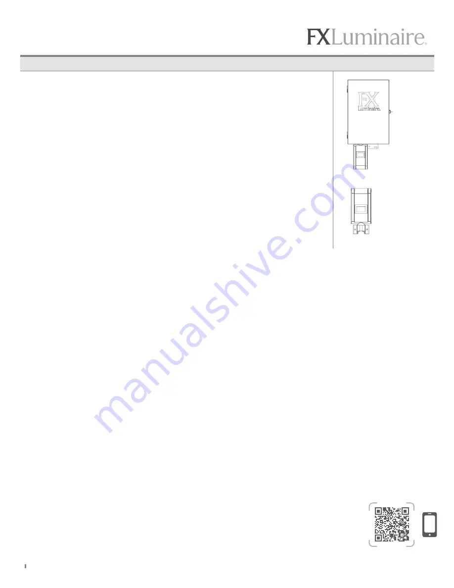 FXLuminaire FX-331 Скачать руководство пользователя страница 3