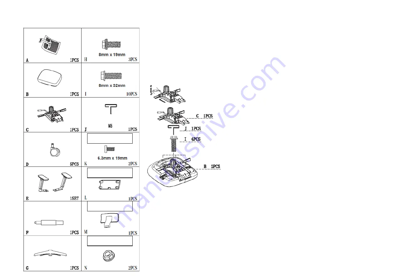 FYC furniture 235-Ergo-4 Assembly Instructions Download Page 2