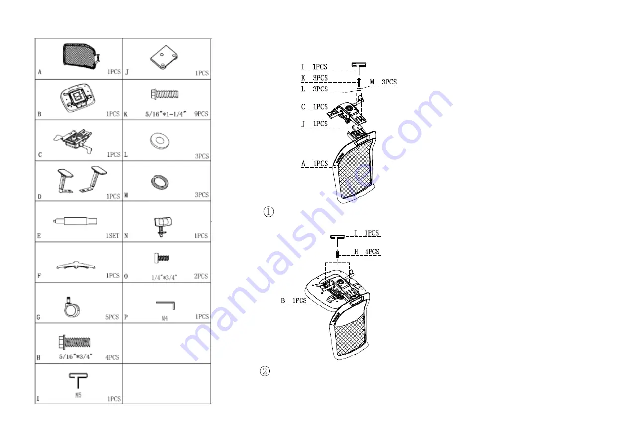 FYC furniture 237EXE-Synchro 4 Скачать руководство пользователя страница 2