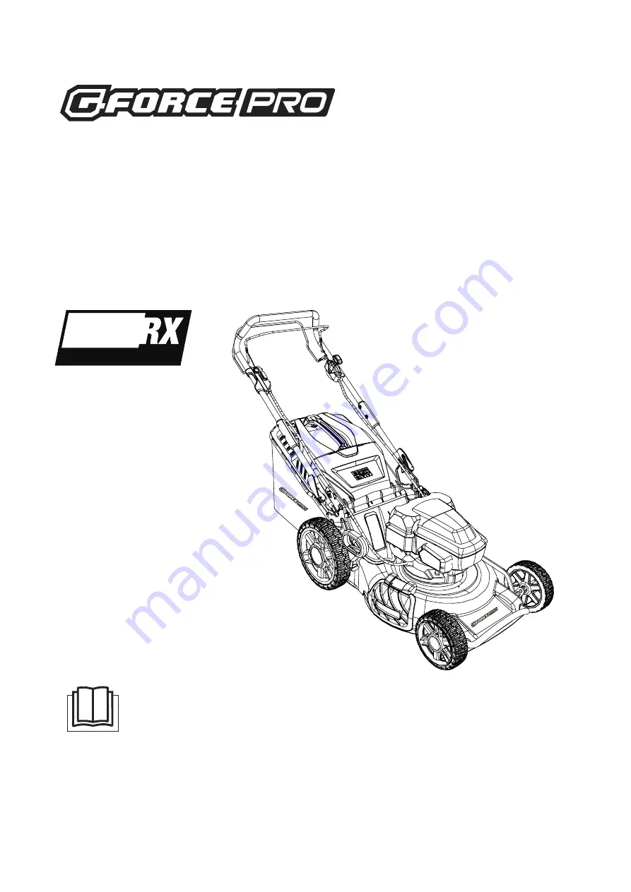 G-Force PRO Y0LMX22S300 Operator'S Manual Download Page 1