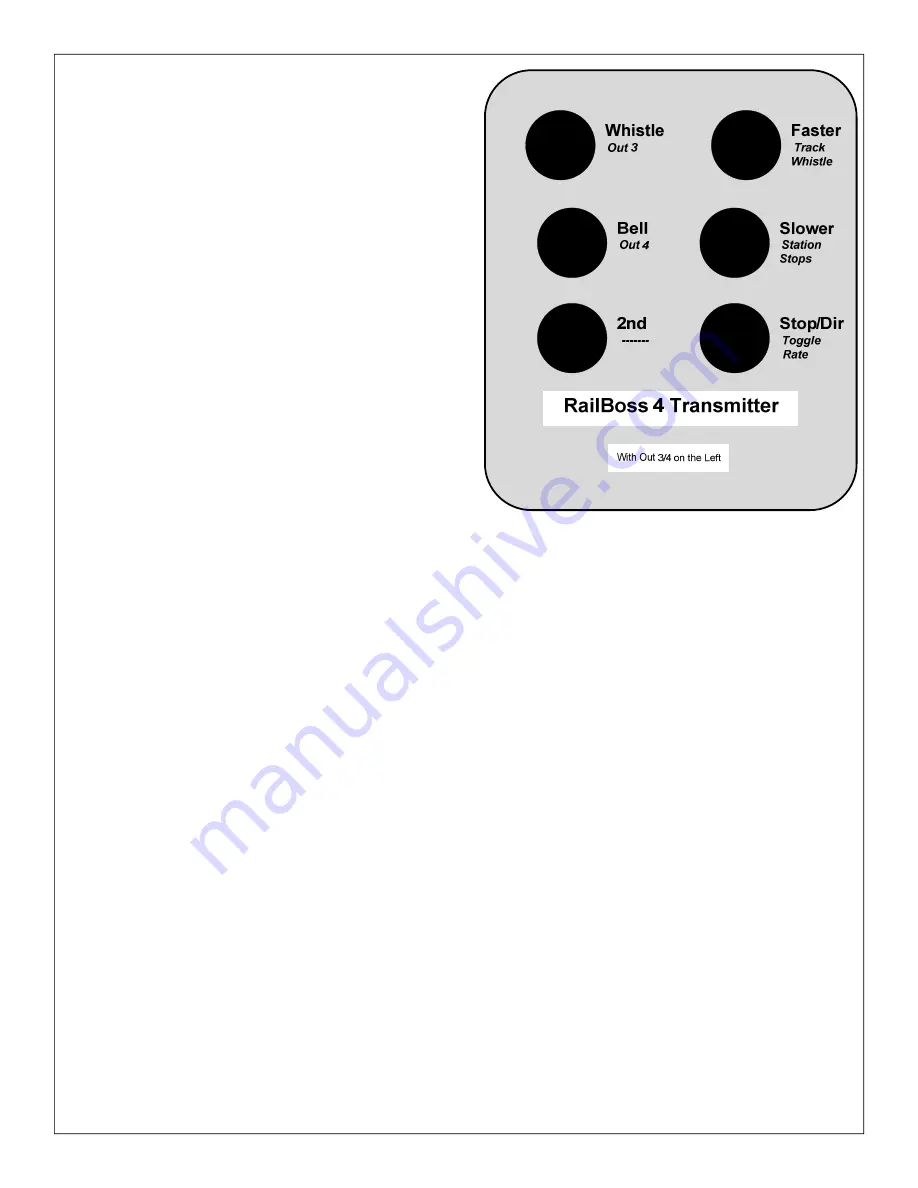 G-Scale Graphics RailBoss 4 Basic Operation And Installation Manual Download Page 11