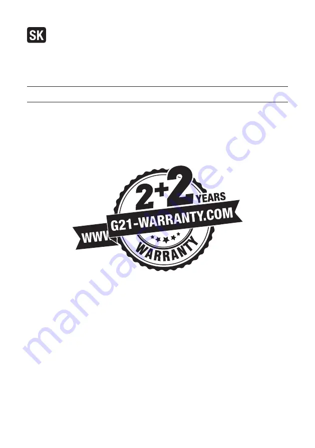 G21 E8-1500PG-W Manual Download Page 21