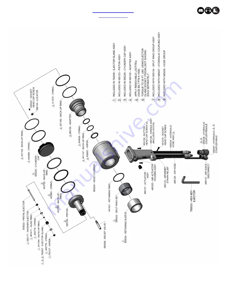 Gage Bilt GB585A Скачать руководство пользователя страница 14