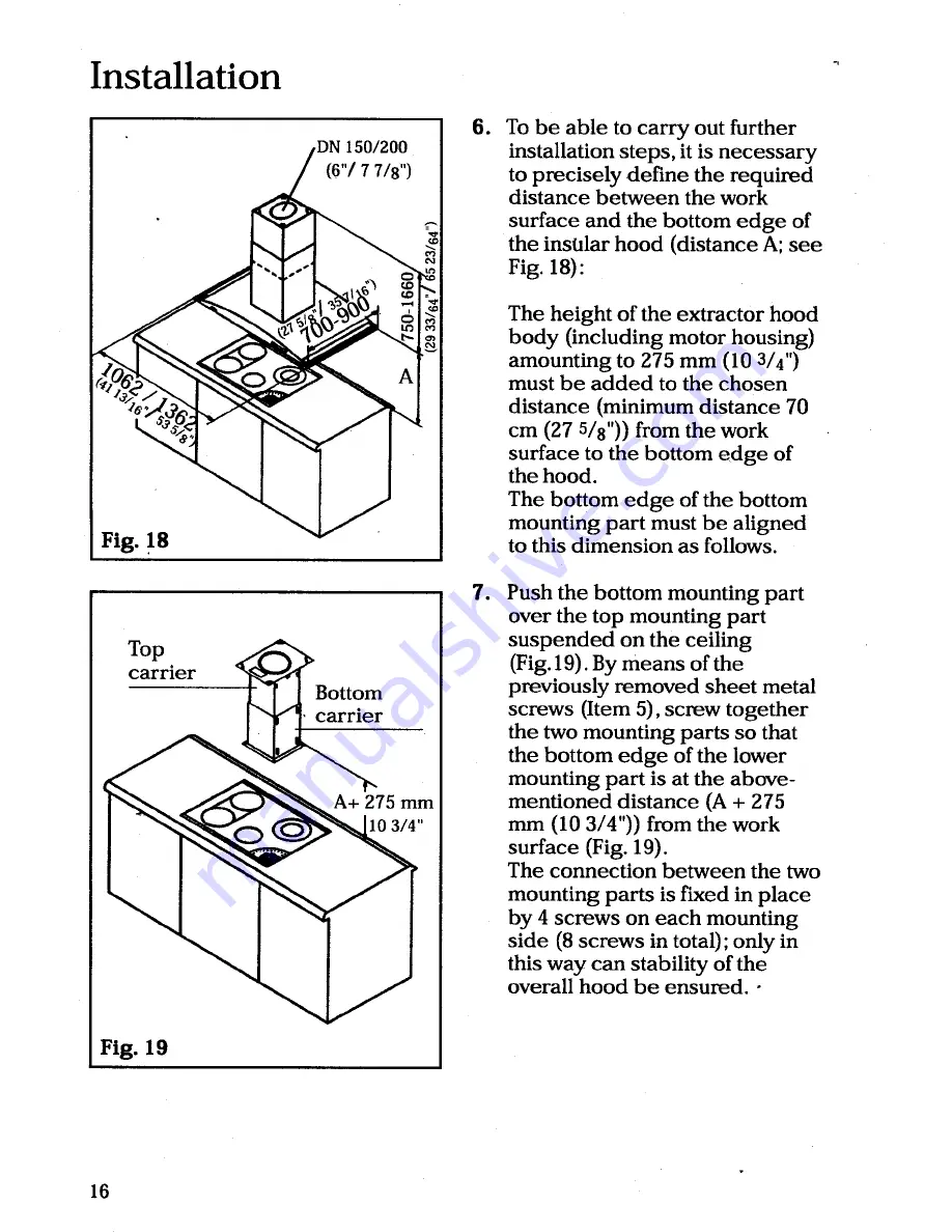 Gaggenau AH 400-731 Operating And Installation Instructions Download Page 17