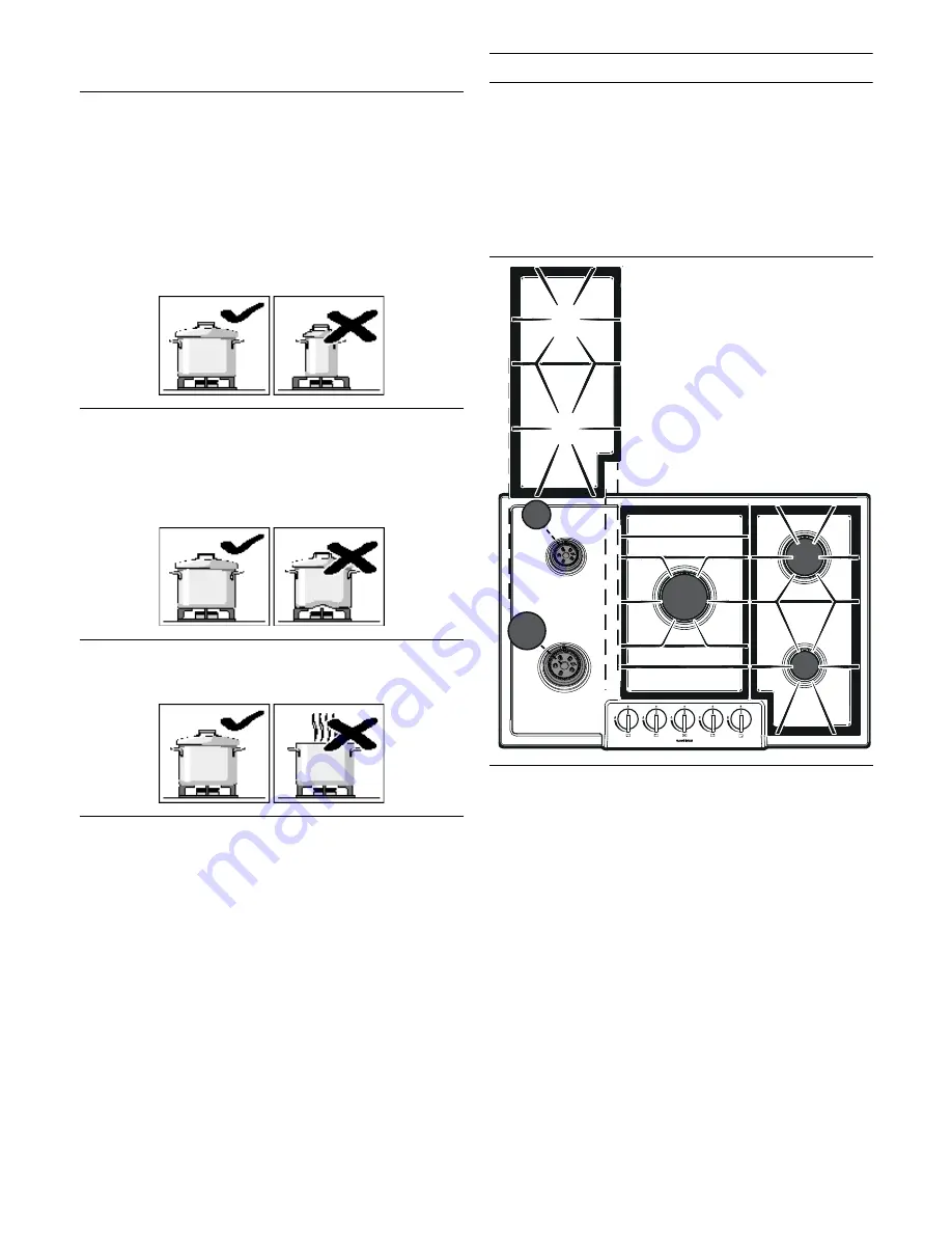 Gaggenau CG 280 210CA Use And Care Manual Download Page 44