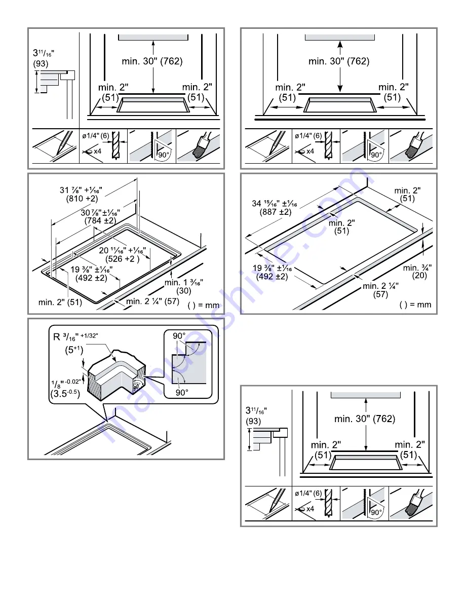 Gaggenau CX48261 Series Installation Instructions Manual Download Page 18