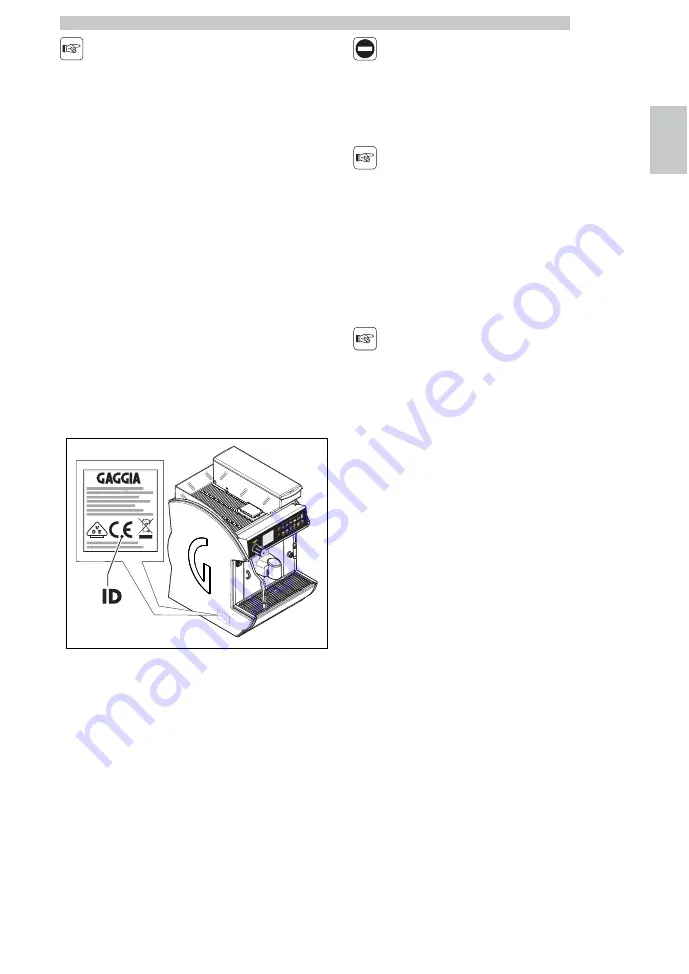 Gaggia Milano CONCETTO EVO CAPPUCCINO Operation And Maintenance Download Page 11