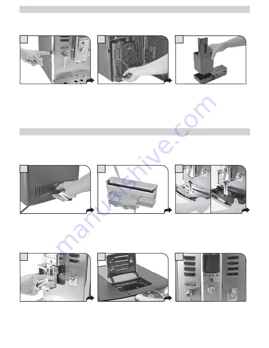 Gaggia Accademia Quick Start Manual Download Page 7