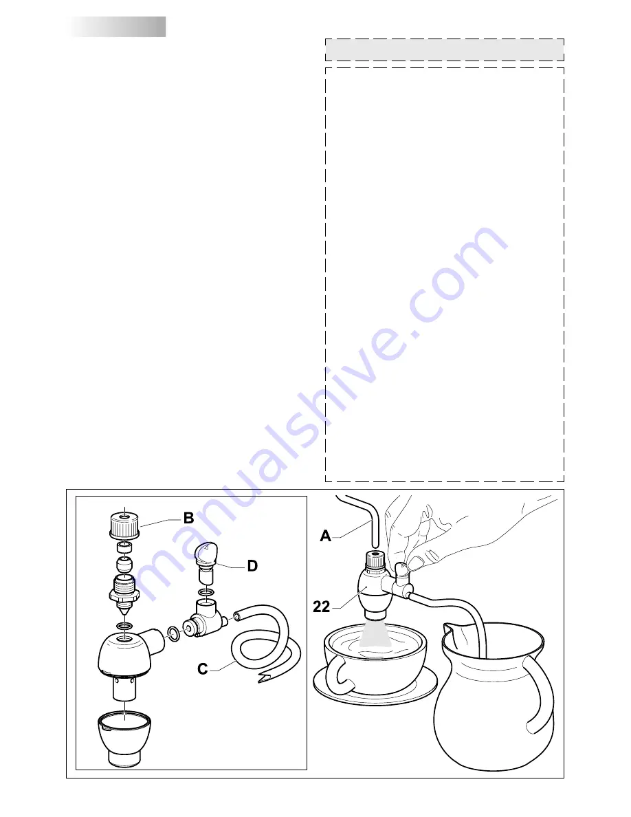 Gaggia ESPRESSO DELUXE Operating Instructions Manual Download Page 30